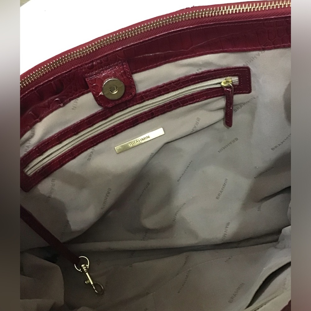 Brahmin Lincoln Satchel Handbag - Picture 5 of 9
